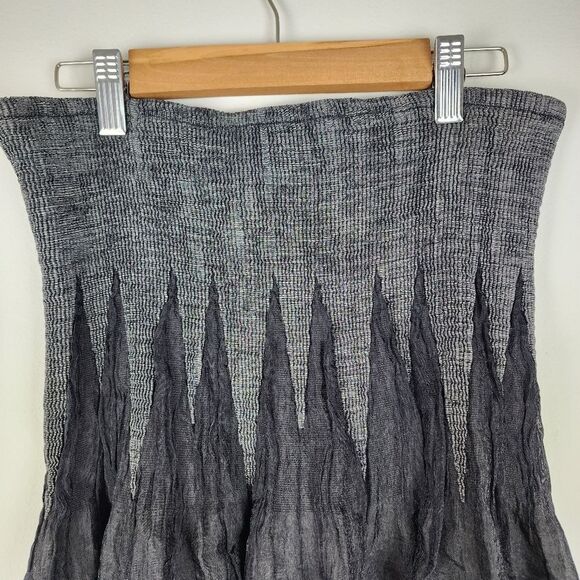 Anthropologie Lapis Strapless Long Dress Smocked Stretchy Upper Floral One Size - Picture 11 of 15